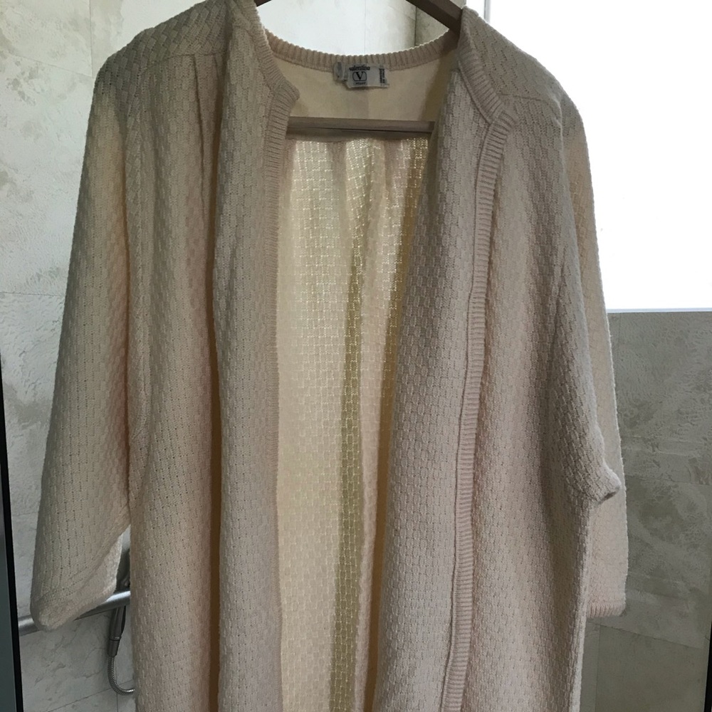 Valentino AUTHENTIC long off-white cardigan